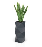 Wysoka donica designerska Asti  ANTRACYT| 78cm