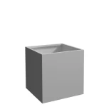 Donica z włókna szklanego 80x80 Cube PREMIUM