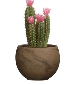 Donica z terakoty kula 32 cm Basalt