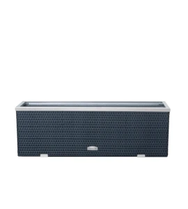 Donica rattanowa 98x34 cm prostokątna, różne kolory