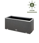 Donica rattanowa 95x43 cm prostokątna, system nawadniania, różne kolory