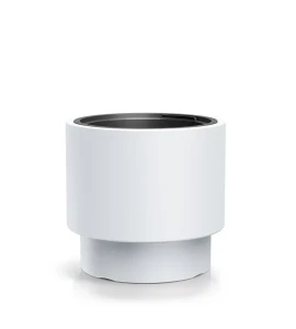 Donica biała okrągła Heos 40 cm