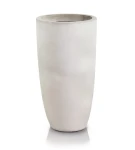Wysoka donica 62/78/100 cm imitacja betonu cygaro JASNY SZARY