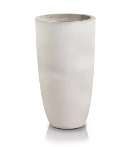 Wysoka donica 62/78/100 cm imitacja betonu cygaro JASNY SZARY