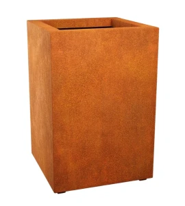 Donica metalowa - Corten ALTO 3 | 60x60x90cm