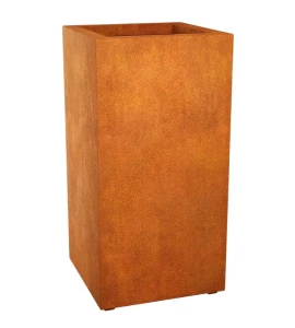 Donica metalowa - Corten ALTO 4 | 60x60x120cm