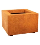 Donica metalowa - Corten Bajo 1| 45x45x30 cm
