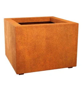 Donica metalowa - Corten Bajo 5| 60x60x45 cm