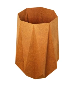 Donica geometryczna Corten Cristal| 65x65x92 cm
