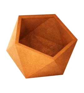 Donica geometryczna Corten Pentagon