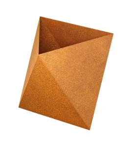 Donica geometryczna Corten Triangulo| 60x60x60 cm