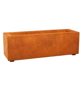 Donica długa Corten Largo 1| 90x30x30 cm