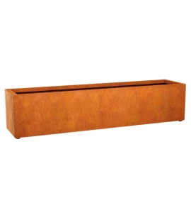 Donica długa Corten Largo 8 | 270x60x60 cm