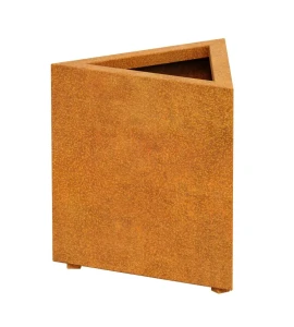 Donica długa Corten Triango 1| 60x52x60 cm