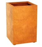 Donica prostokątna Corten Estrecho 2| 60x60 cm
