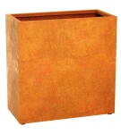 Donica prostokątna Corten Estrecho 6| 120x60 cm