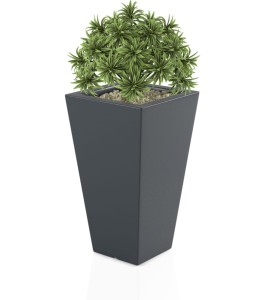 Donica wysoka 70cm Slim Line S ANTRACYT | 41x70 cm