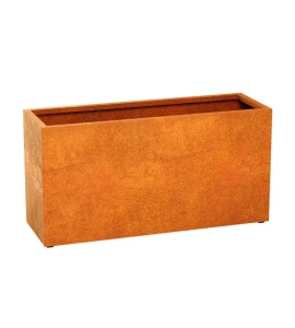 Donica prostokątna Corten Estrecho 10| 180x60 cm