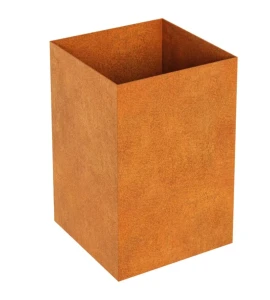Donica bez rantów Corten Rapido A3 | 60x60x90 cm