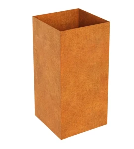 Donica bez rantów Corten Rapido A4 | 60x60x120 cm