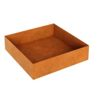 Donica bez rantów Corten Rapido B2 | 120x120x30 cm