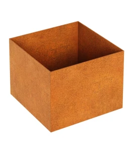 Donica bez rantów Corten Rapido B3 | 60x60x45 cm