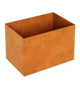 Donica bez rantów Corten Rapido L5 | 90x60x60 cm