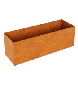 Donica bez rantów Corten Rapido L6 | 180x60x60 cm