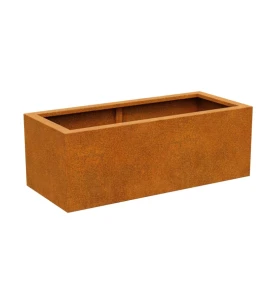 Donica bez dna Corten Nofondo 1 | 115x50x40 cm