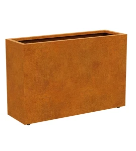 Donica na kółkach Corten Movil 2 | 140x45x90 cm