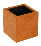 Donica z wkładem Corten Depo 1 | 45x45x45 cm