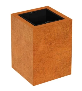 Donica z wkładem Corten Depo 2 | 45x45x60 cm