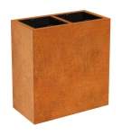 Donica z wkładem Corten Depo 7 | 85x45x90 cm