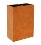 Donica z wkładem Corten Depo 8 | 85x45x120 cm