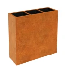 Donica z wkładem Corten Depo 12 | 125x45x120 cm