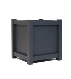 Donica metalowa ciemny grafit PROSTA| 50x50x50 cm