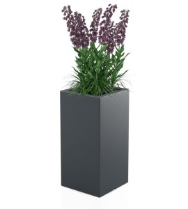 Donica wysoka 70cm Tower Pot ANTRACYT | 35x70 cm
