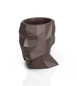 Donica geometryczna głowa 40 cm Adonis corten