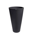 Donica wysoka 90 cm Della antracyt | 49x90 cm