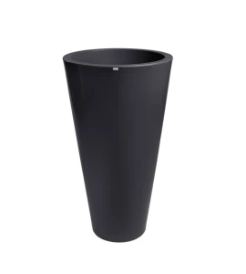 Donica wysoka 90 cm Della antracyt | 49x90 cm