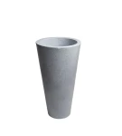 Donica wysoka 75 cm Della JASNY SZARY | 40x75 cm