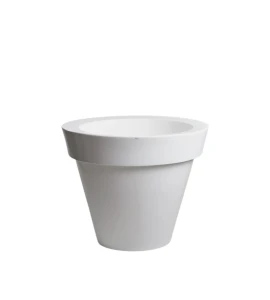 Duża donica plastikowa okrągła 88 cm Grande BIAŁA | 88x75 cm