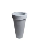 Donica wysoka 75 cm Pons JASNY SZARY | 44x75 cm