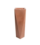 Donica wysoka geometryczna 90 cm Rossa TERAKOTA | 45x90 cm