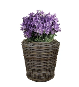 Donica rattanowa wysoka Z WKŁADEM | 45X43 cm