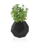 Donica geometryczna Alma CZARNA | 62x53 cm