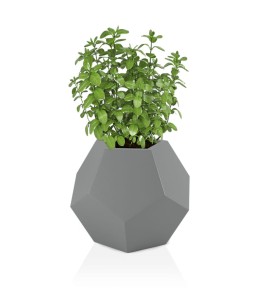 Donica geometryczna Alma SZARA | 62x53 cm