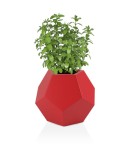 Donica geometryczna Alma CZERWONA | 62x53 cm