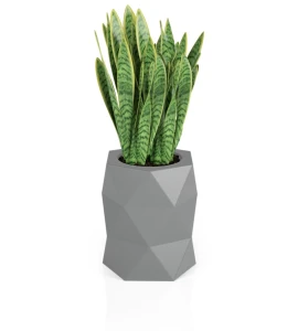 Donica geometryczna Modena SZARA | 46x54 cm