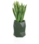 Donica geometryczna Modena BUTELKOWA ZIELONA | 46x54 cm